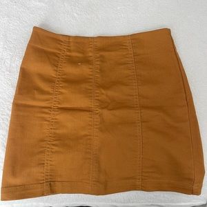 Cute orangeish mini skirt
